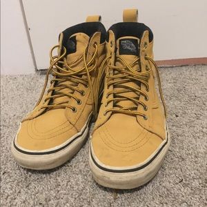 vans tan shoes